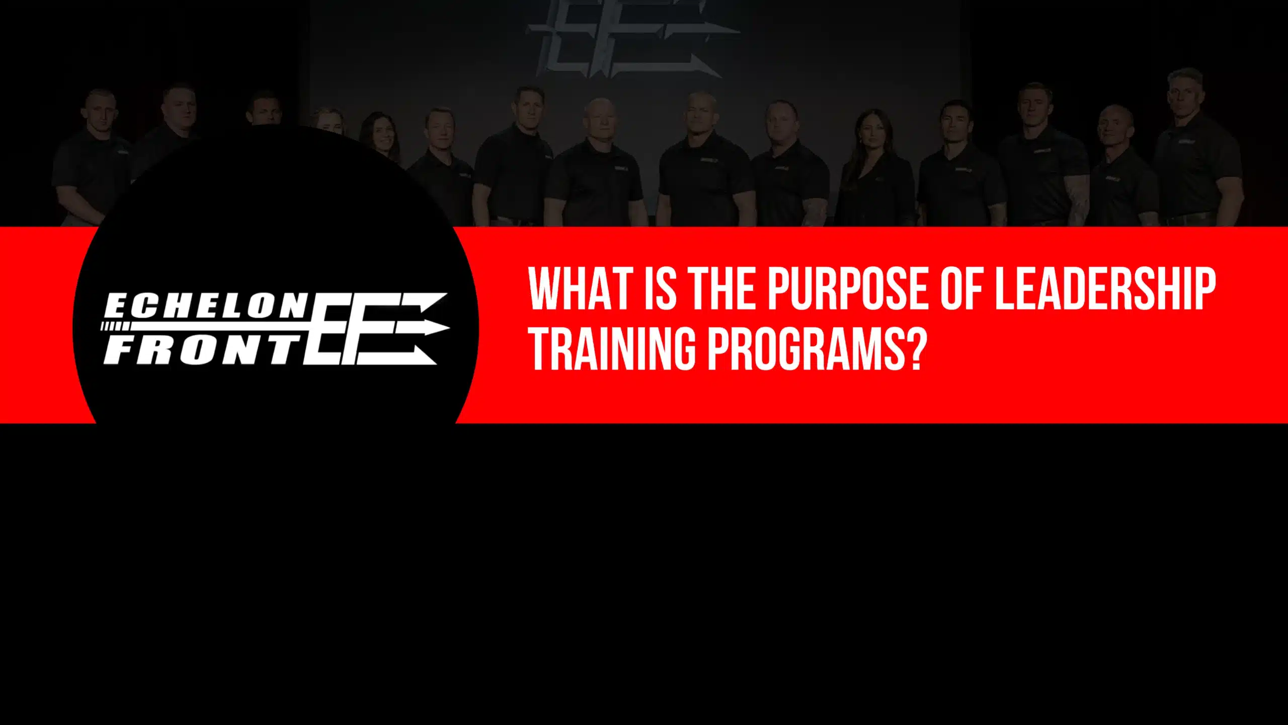 What is the Purpose Of Leadership Training Programs?